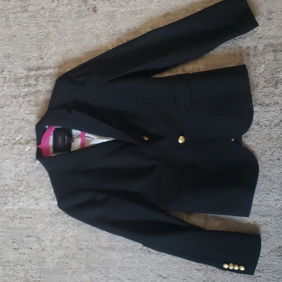 J.Crew Black Paperboy Blazer Modern Prep Academia Style - Picture 4 of 11